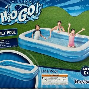Bestway 54006 Family Rectangular Inflatable Pool
